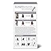 Nisha Cosglam Hair Highlights Kit, Hair Highlights Colour for Women and Men, Bleach and Ready to Glam, Easy to Use, DIY Kit