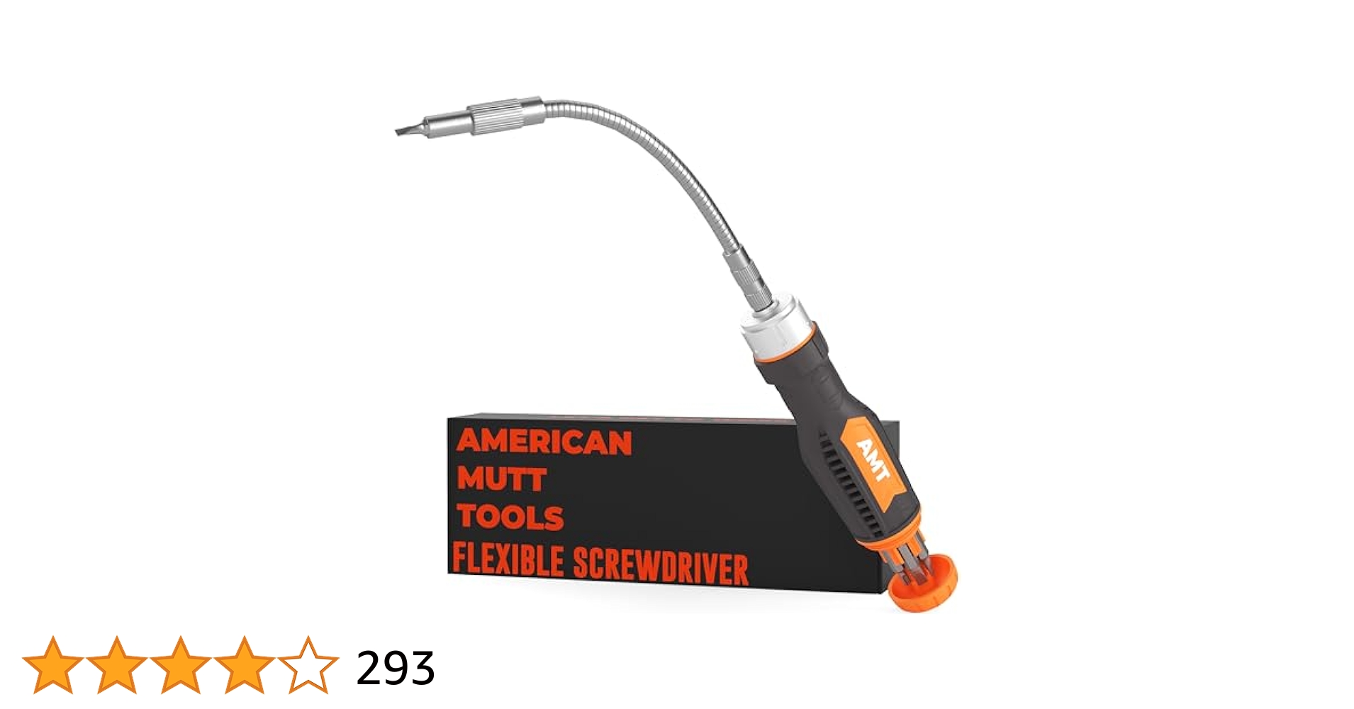AMERICAN MUTT TOOLS 12 in 1 Ratcheting Flexible Screwdriver 