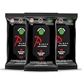 Pwipes - Flushable Wipes | 15 Count Travel Pack | Adult Wet Wipes | Unscented with Vitamin-E & Aloe | Plant Based and Biodegradable | Septic and Sewer Safe |