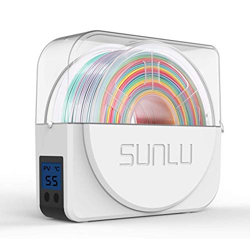 SUNLU Oficjalne pudełko do przechowywania filamentu z wentylatorem cyrkulacyjnym, pudełko do przechowywania filamentu do drukarki 3D, filament 1,75 2,85 3,00 mm, usuwa wilgoć z filamentów, S1 Plus