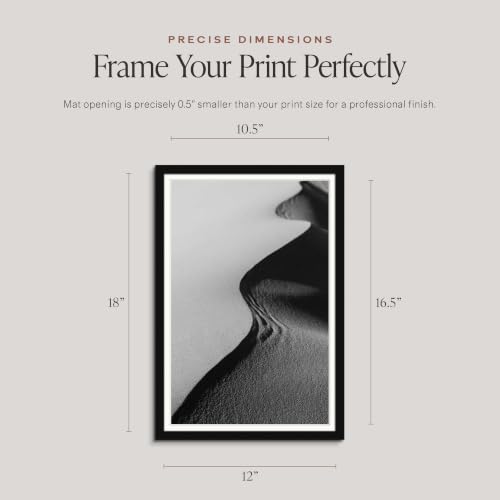 Americanflat, Posterrahmen, 30 x 46 cm, mit poliertem Plexiglas – 5er-Set, 28 x 43 cm Rahmen mit Passepartout oder 30 x 46 cm Poster ohne… – Ansicht 2