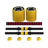 AILI Hanteln Hanteltraining Dumbbell Dumbbells Hanteln for Fitness Hantel-Set mit justierbarem Gewichte Hex Gummi Gewicht-Training Dumbbells Set Hantelns Dumbbells (Größe : 15KG)