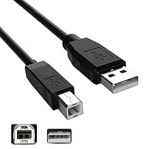 Replacement 10FT USB A Male to B Male Cable Cord Data Transfer Host Cable Cord for ION Audio Profile Pro Profile LP Digital Conversion Turntable
