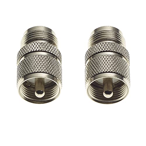 Keple N-Type Socket To UHF Plug - Male PL259 Female RF Coax Adapter Coaxial Connector Adapter Type - Pack Of 2 - Image 3