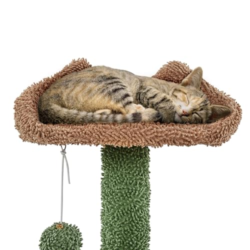Árbol para gatos en forma de cactus 138 cm miniatura 3