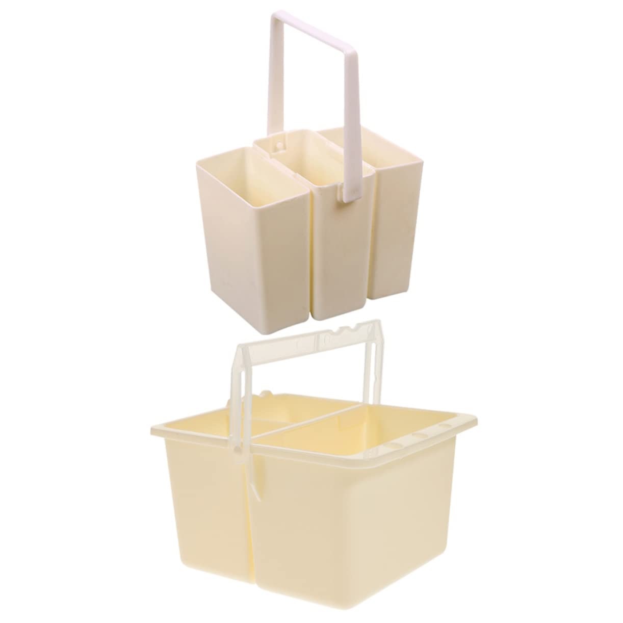 STOBOK 2pcs Watercolor Brush Washer Bucket Brush Rinse Holder for Artists Multi-functional Cleaning Container Compact and Portable