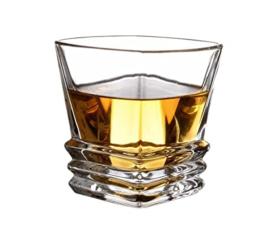 TIENER Fashioned Whiskey Glass - Heavy Base Rocks Barware Glasses for Scotch, Mixed Drinks, Wine, Bourbon, Juice, Water and Cocktail Drinks 300 Ml Set of 6 (European Glass) - Image 8 thumbnail