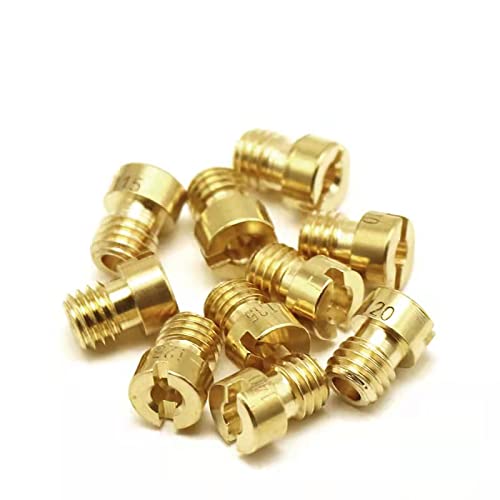 Alyone 20-Piece Carburetor Master Jet Idle Jet Set, Including 100-140 Master Jet And 32-55 Master Jet Idle Jet, For Pwk Oko Cvk Pe Pwm Type Slow Speed Jets (D Set) #TOP5
