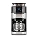 Gastroback 42711 Grind & Brew Pro, macchina da caffè con filtro e macina integrata, macina conica con 8 livelli di macinatura, display LCD soft touch, caraffa in vetro, 12 coppe in acciaio inox nero