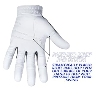 Bionic Men's Performance Grip Pro Premium Leather Golf Glove (Large, Left)