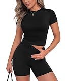 【Cloud-Like Comfort & All-Day Wear】ZOOSIXX's two piece sets for women are made of 92% Polyester and 8% Spandex.Womens summer outfits offer comfort and softness for you to wear all day long.The workout sets for women are made of highly elastic fabric,...