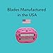 Classic Omnishaver - Pink - The Fastest Way to Shave Head, Legs, Arms, Body | An Alternative to Disposable Shaving Razors Self Cleans & Strops During Use with Durable Blade, Bald Head Shaver for Women