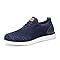 Bruno Marc Heren KnitFlex Breeze Mesh Sneakers Oxfords Lace-Up Lichtgewicht Casual Wandelschoenen, 02 Wit, 42 EU
