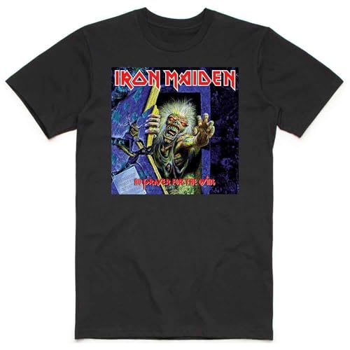 Rock Off officially licensed products Iron Maiden No Prayer for the Dying T Shirt S Black
