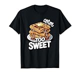 Waffle Lover Breakfast Brunch Syrup Stack Humor
