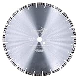 diamant sägeblatt 350 mm UNIVERSAL EINSETZBAR – unsere Diamant-Trennscheibe 350 für Beton, Altbeton, Stahlbeton, Ziegel, Pflastersteine, Gehwegplatten und Mauerwerk sowie Granit, Granitborden und Basalt ist durch ihre lasergeschweißte Turbosegmentierung sehr schnittfreudig, bei einer enormen Laufruhe. Sie ist ideal für saubere, gerade Schnitte geeignet