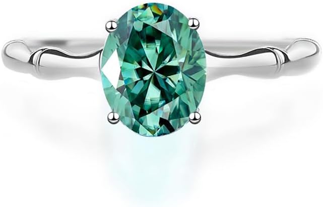 Luxury 2ct Oval Moissanite Women Ring Gift -7x9mm Laboratory Diamonds S925 Silver Super Flash Bands Jewelry