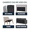 House2Home 40 Inch x 3 Yard Upholstery Black Cambric Dust Cover Fabric Replacement for Sofa Chair Furniture and Twin Box Spring Foundations, Conceals Springs and Webbing Inside Furniture #5