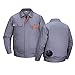 borfieon Ventilateur Refroidissement Manteau Manche Longue Portable Vêtements Climatisés par évaporation pour Homme Protection Solaire Travail Pêche Activités de Plein Air,Gray,L