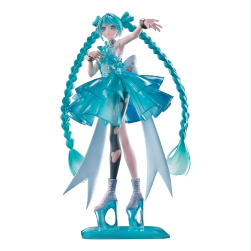 Banpresto Figura de Accion Hatsune Miku Evolve Clearluxe, Emeraldgem 28 cm, BP29326P Multicolor, Figura Coleccionable, Optimo para los fanáticos del Anime