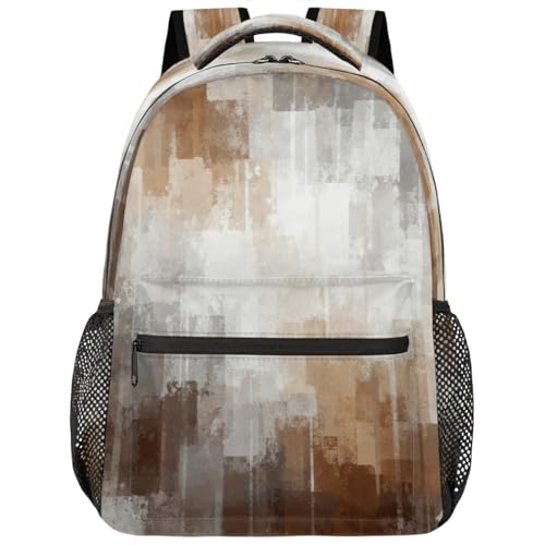 Mochila escolar de viaje con diseño abstracto para portátiles de 15.6 pulgadas