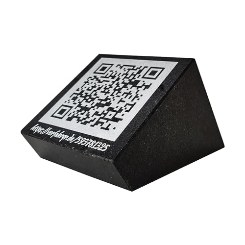 Gravestone QR Code - Includes 25 Year Access to Ancestor QR, Unlimited Commemorative Pages Per QR Code, 25 Year Stone Base Warranty, AI Support