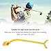 equlup Golf Swing Training Aid, Plastic Posture and Motion Correction Trainer Arm Lock Wrist Control Swing Correcting Tool for Men Women Beginners