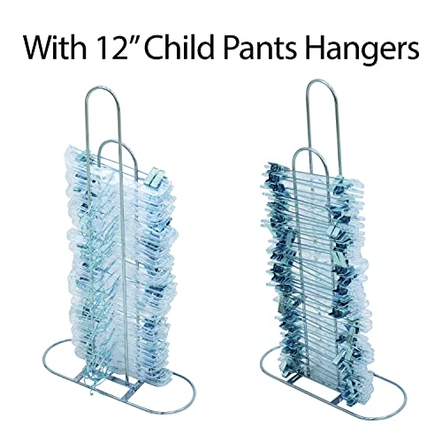 Chrome Plated Metal Hanger Stacker Holds 50-70 Hangers, Organize Wood, Metal And Plastic Adult Size Hangers For Pants And Shirts (Quantity 10) (10) #TOP5