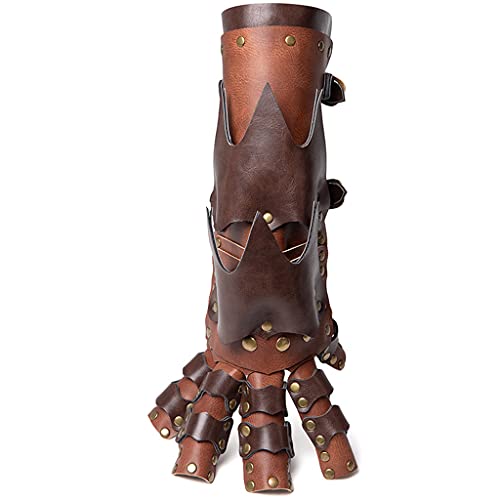Guantes steampunk de brazo largo sin dedos para disfraces de Halloween 7