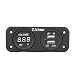 Produktbild Keenso 2 USB Ladegerätbuchse Digital Voltmeter LED Digitalanzeige Voltmeter