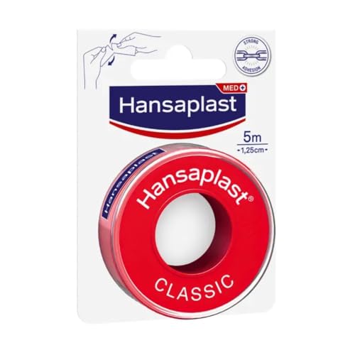 Hansaplast Classic Fixierpflaster 5 m x 1,25 cm, 1 St. Pflaster