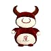 NXYJD Mignon Fortune Bull Peluche Mascotte Dessin animé Taureau Doux en Peluche poupée Oreiller Coussin Enfants créatif Anniversaire Cadeau de noël (Color : A, Size : 32cm)