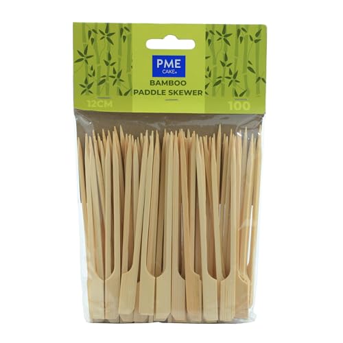 PME Brochetas de Bambú de 12cm, Paquete de 100