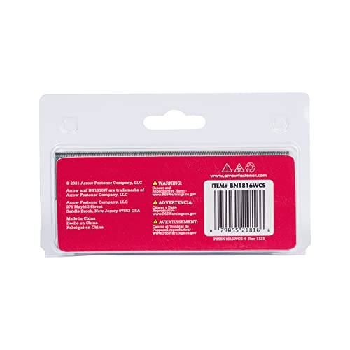 Arrow Bn1816Wcs 1-Inch Brad Nails, 18-Gauge #TOP4