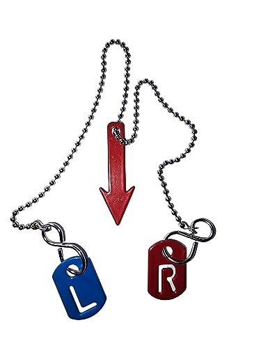 Radiography Blue/RED Tablet and FB Markers with Chain for Radiographers