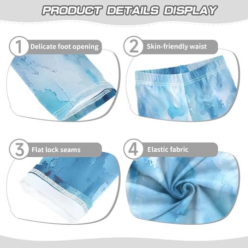 Bolaz Toddler Girls Leggings Printed Yoga Pants Leggings Watercolor for Kids3