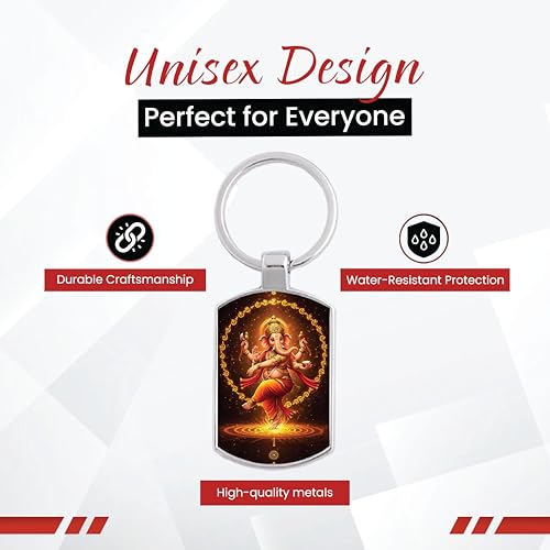 Image of Premium Printed Metal Keychain for Men & Women | High-Definition Artwork Print | Durable Key Ring for Car, Bike, Home & Office Keys | Stylish Decorative Key Holder Gift