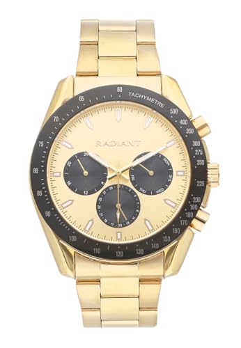 Reloj Marlon cadeau montre homme noir et or pour anniversaire