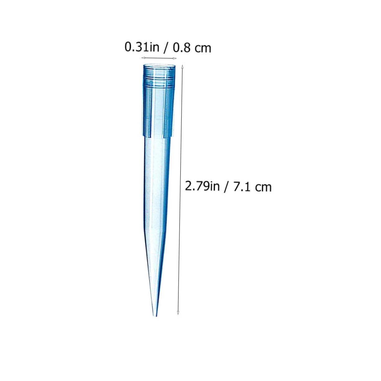 CIYODO 500pcs Pipetting Sucker Pipettor Tip Micropipette Tips Transfer Pipettes Tips Liquid Pipettes Standard Pipette Tips 1000ul Pipette Tip Science Liquid Pipette Plastic Blue