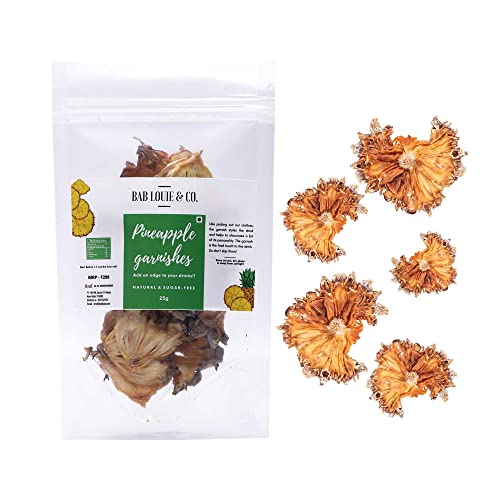 Image of Bab Louie & Co. Dehydrated Fruits Garnishes For Cocktail, Mocktail, Detox Water, Green Tea, Snacks - Gluten free, Vegan, Air Dried, No Sugar 100% Natural (Pack of 5) (25gm)