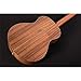 Washburn Comfort G-Mini 55 Koa Travel Size Acoustic Guitar, Natural