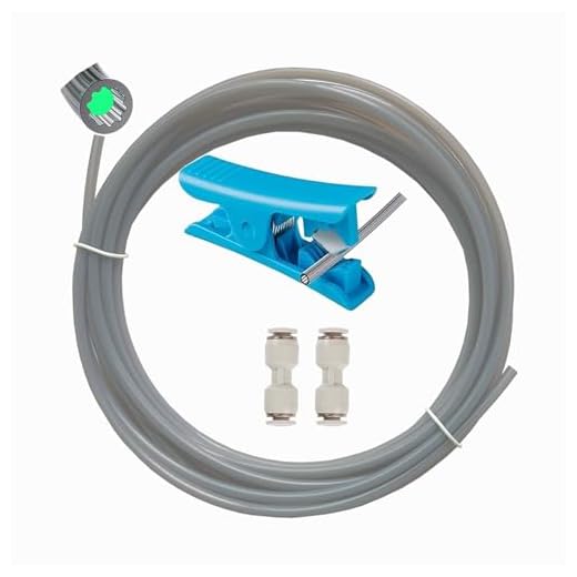 ⚡ 5M PTFE Tube for 1.75mm Filament, Transparent Grey