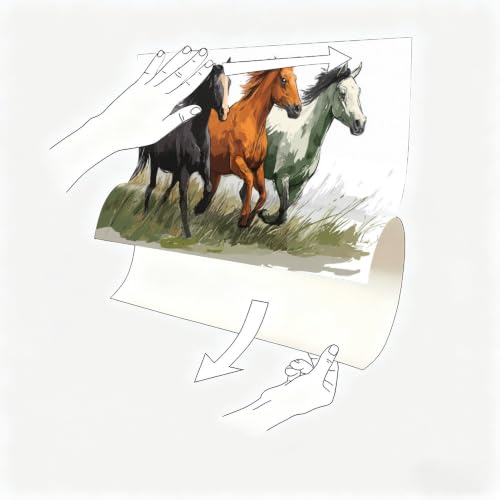 Calcomanías de pared caballo autoadhesivo vinilo mate 6