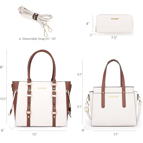 Image of Montana West 3PCS Purses for Women Tote Bag and Wallet Set Shoulder Satchel Handbags