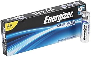 BATTERY, ULTIMATE LITHIUM AA 10PK 633471 By ENERGIZER