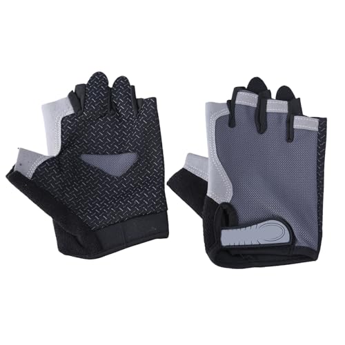 Hattba Guantes de ciclismo de medio dedo, guantes de ciclismo de montaña, guantes acolchados transpirables que absorben los golpes