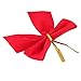 12pcs Christmas Bows Decoration Mini Red Bowknot Christmas Tree Hanging Decor Xmas Tree Ornaments DIY Decoration (Red)
