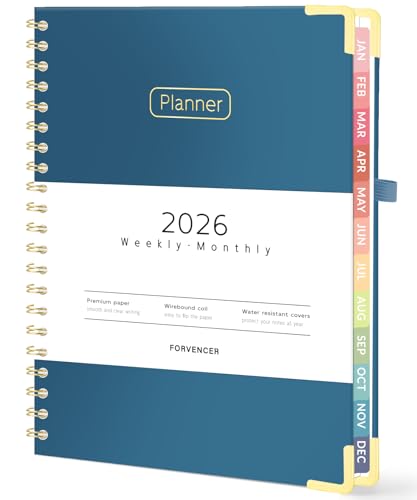 Forvencer 2026 Planner, Hardcover Calendar Planner Weekly...