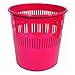 CABLEPELADO - Papelera Rejilla plastico 12 litros - Paper Bin - Cubo Reciclar - cesto Basura - contenedor - organización - Limpieza- Oficina - Color Rosa