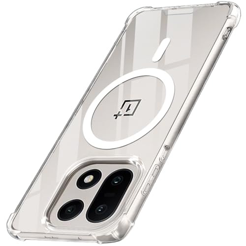Image of TheGiftKart Crystal Clear Back Cover Case for OnePlus 15 5G | 360 Degree Protection | Shock Proof Design | Transparent Back Cover Case for OnePlus 15 5G (PC & TPU, Transparent Bumper)